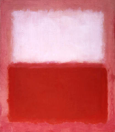 White over Red Mark Rothko